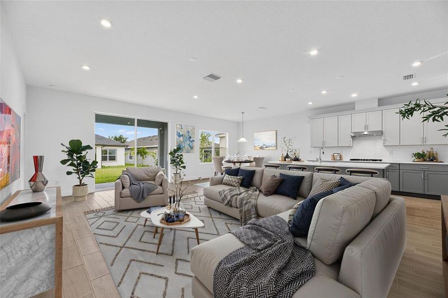 Furnished interior view inside a new home in Waterset, Apollo Beach (Image 7).