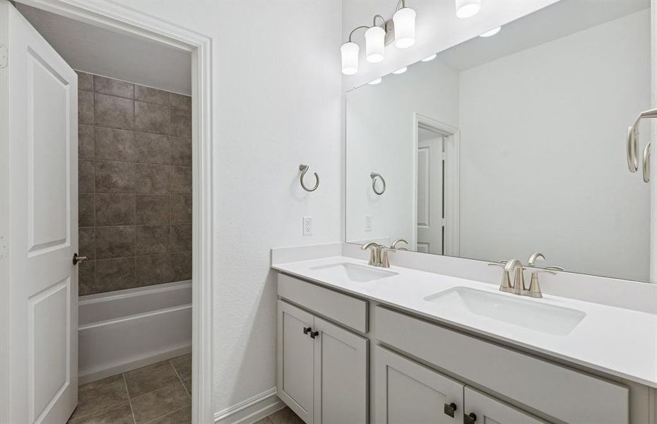 Full bath on second floor