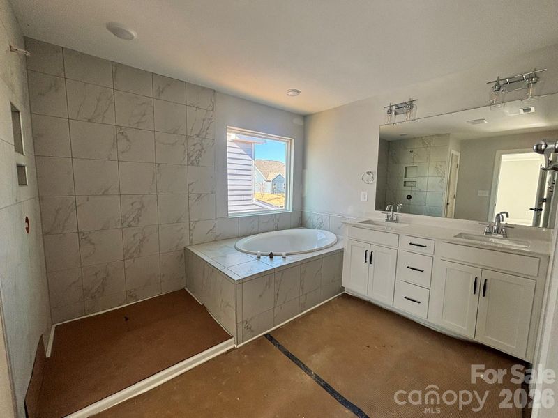 In-progress construction of a new home in The Meadows at Laurelbrook, Sherrills Ford, NC (Image 19).