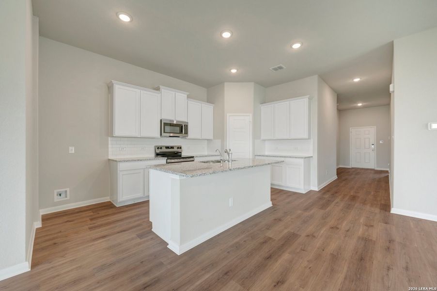 Furnished interior view inside a new home in Greenspoint Heights, Seguin (Image 9). Furnished interior view inside a new home in Greenspoint Heights, Seguin (Image 9).