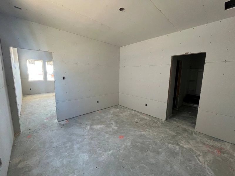 In-progress construction of a new home in Lariat, Liberty Hill, TX (Image 14).