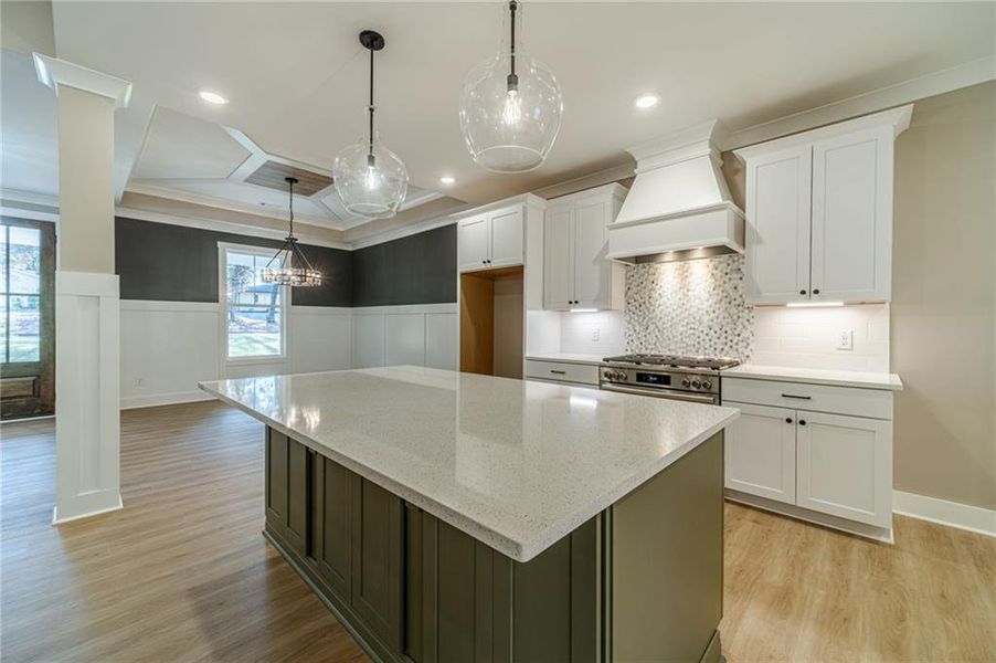 Furnished interior view inside a new home in , Monroe (Image 9).