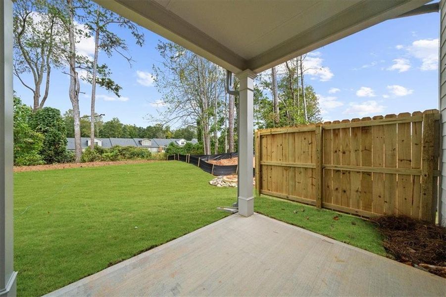 Exterior details and patio area of a home in , Dawsonville (Image 4).
