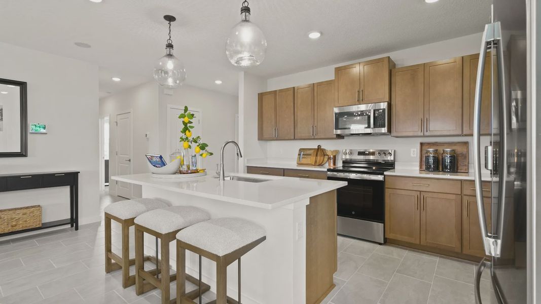 Castaway Floor Plan Open Concept Living Space with a Kitchen