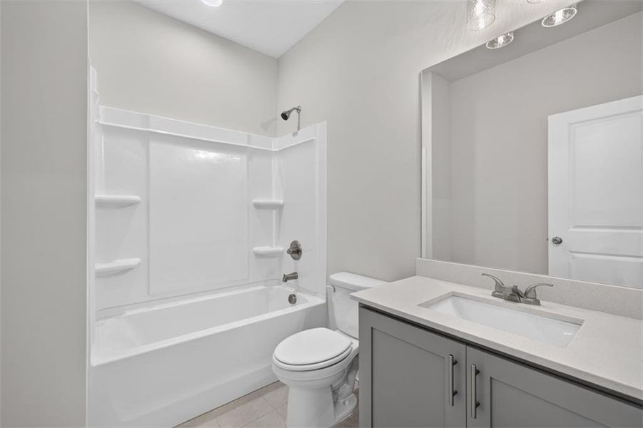 Furnished interior view inside a new home in , Buford (Image 9).