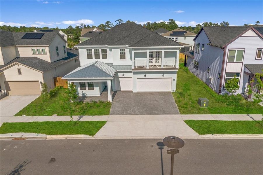 Front exterior of a new home in , St. Cloud, FL, highlighting curb appeal (Image 1). Front exterior of a new home in , St. Cloud, FL, highlighting curb appeal (Image 1).