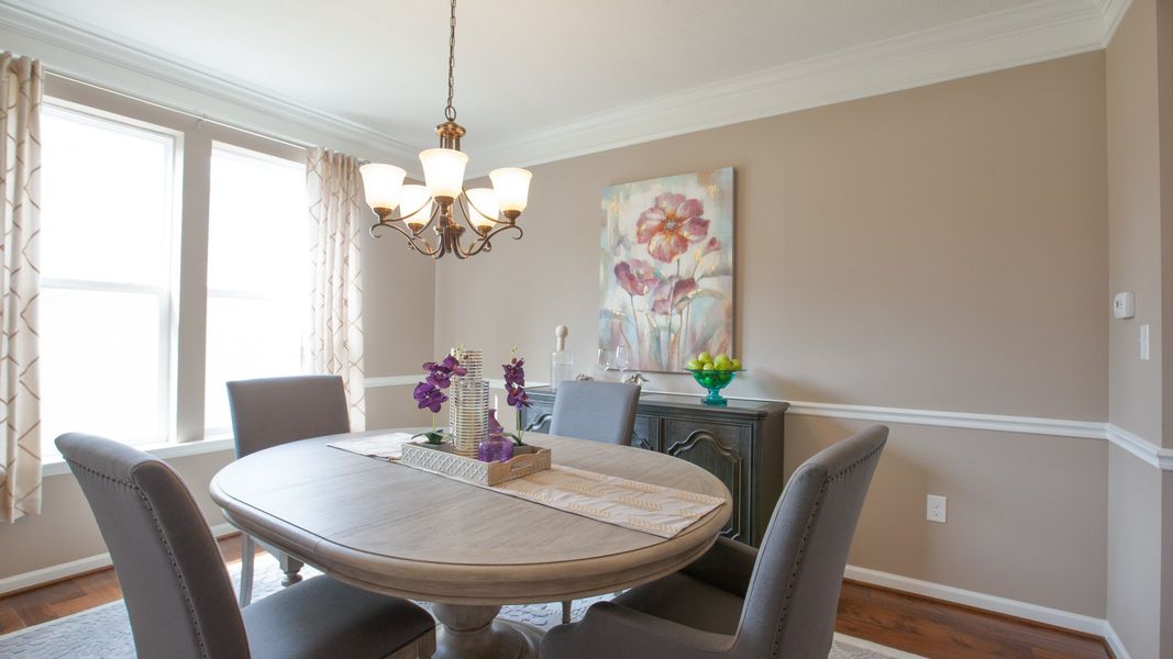 Furnished interior view inside a new home in Essex Village, Franklinton (Image 6).