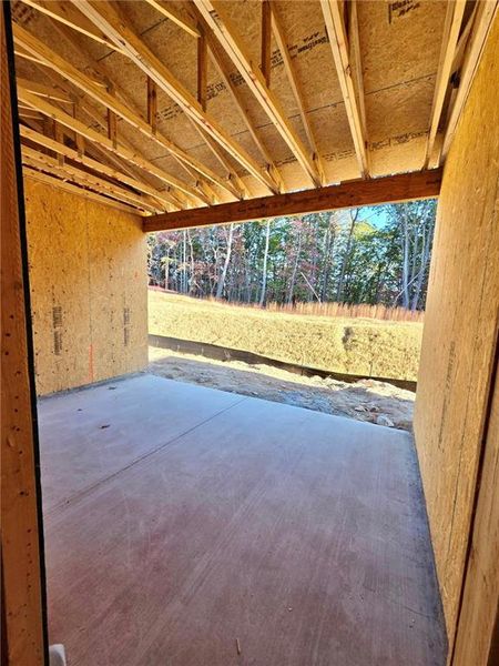 In-progress construction of a new home in , Waleska, GA (Image 17).