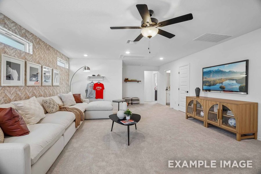 Representative furnished interior of a home built from the The Pinecrest A by Davidson Homes LLC in Fairway Crossing, Converse (Image 25).