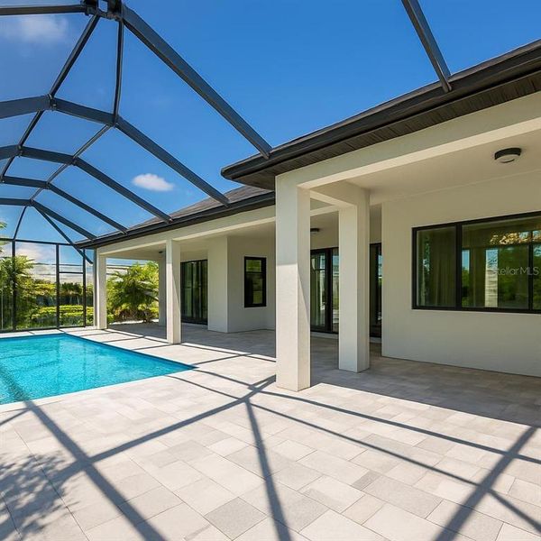 Exterior details and patio area of a home in , Rotonda West (Image 33).