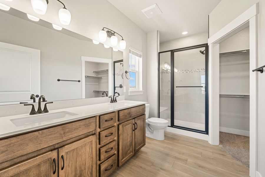 Furnished interior view inside a new home in The Lakes at Centerra, Loveland (Image 7).