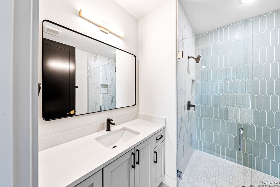 Furnished interior view inside a new home in , San Antonio (Image 17). Furnished interior view inside a new home in , San Antonio (Image 17).