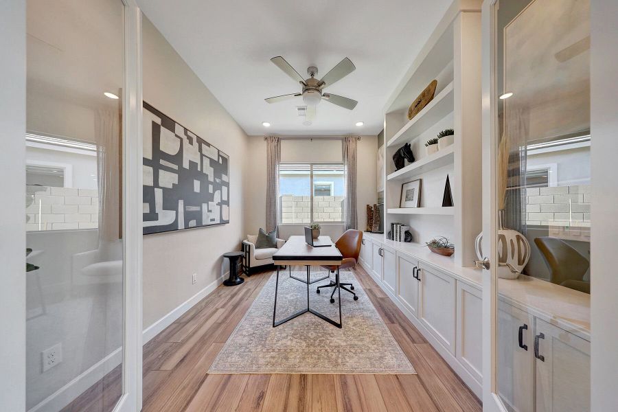 Representative furnished interior of a home built from the Crimson by Mattamy Homes in Miravida, Surprise (Image 36).