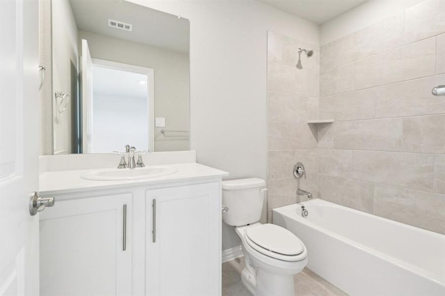 Photo is not of the actual home, but is an inspirational photo of builder’s model home and may depict options, furnishings, and/or decorator features that are not included.