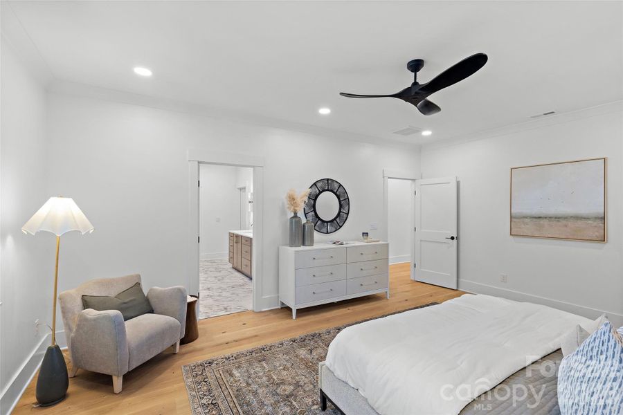Furnished interior view inside a new home in , Charlotte (Image 32).