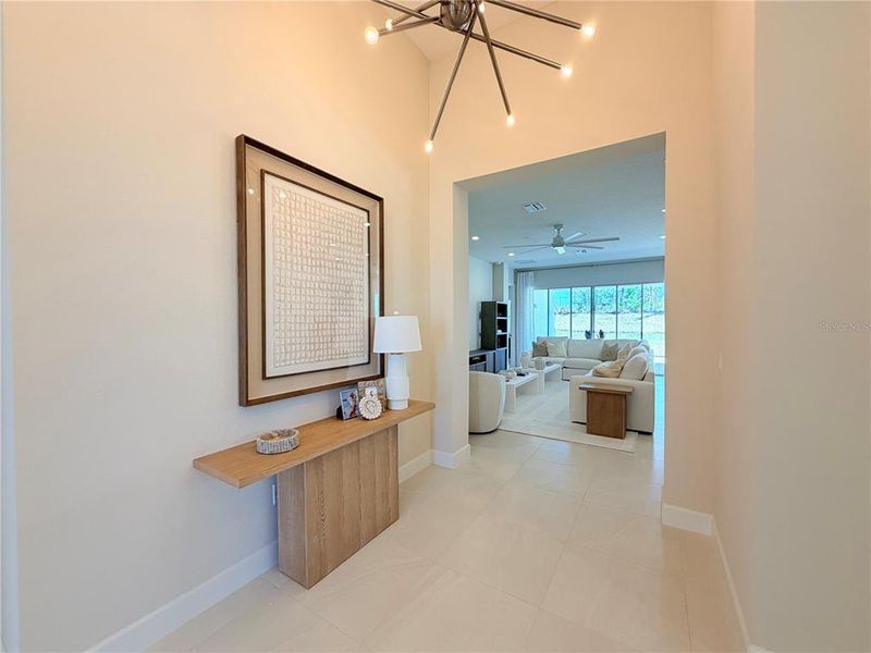 Furnished interior view inside a new home in Valencia Ridge, Wesley Chapel (Image 9).