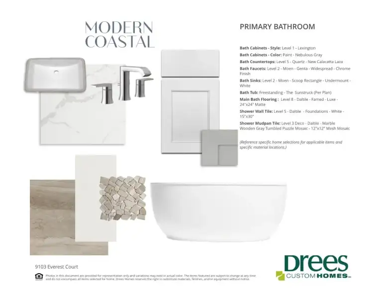 Julian E selection sheet