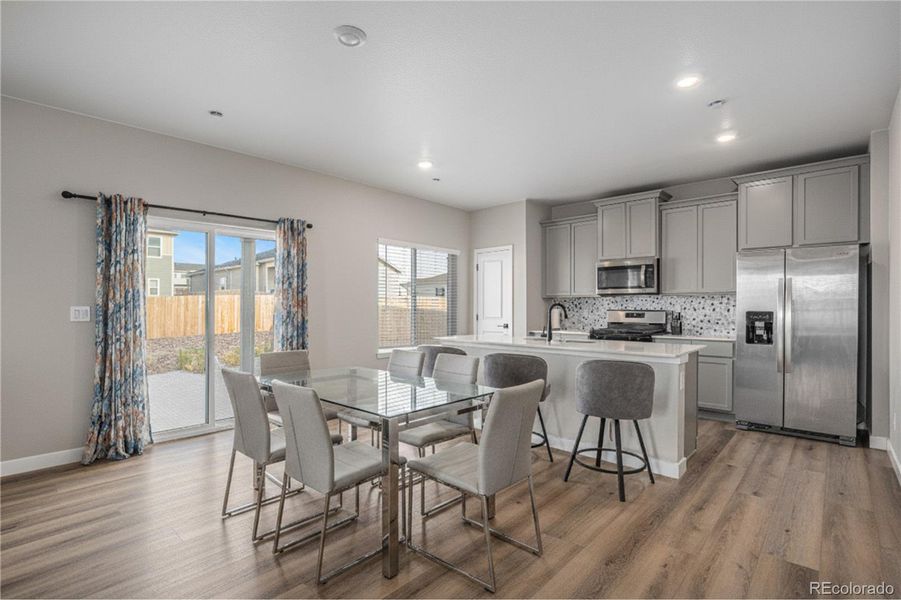 Furnished interior view inside a new home in Second Creek Farm, Commerce City (Image 14).