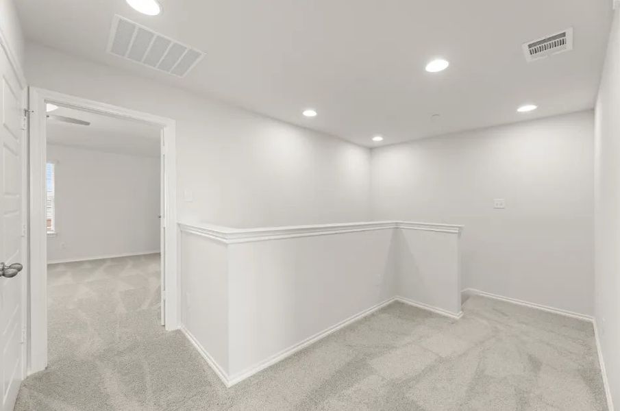 Front exterior of a new home in Sanger Circle, Sanger, TX, highlighting curb appeal (Image 18).