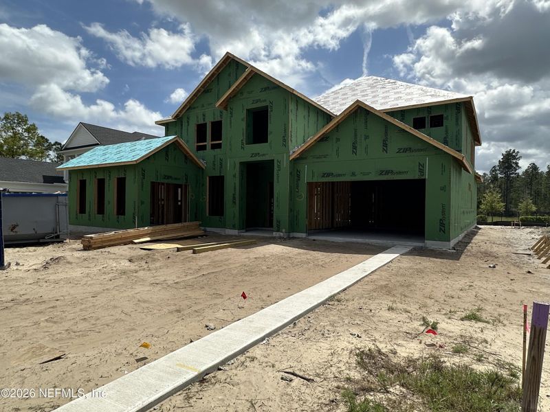 In-progress construction of a new home in , St. Augustine, FL (Image 16).