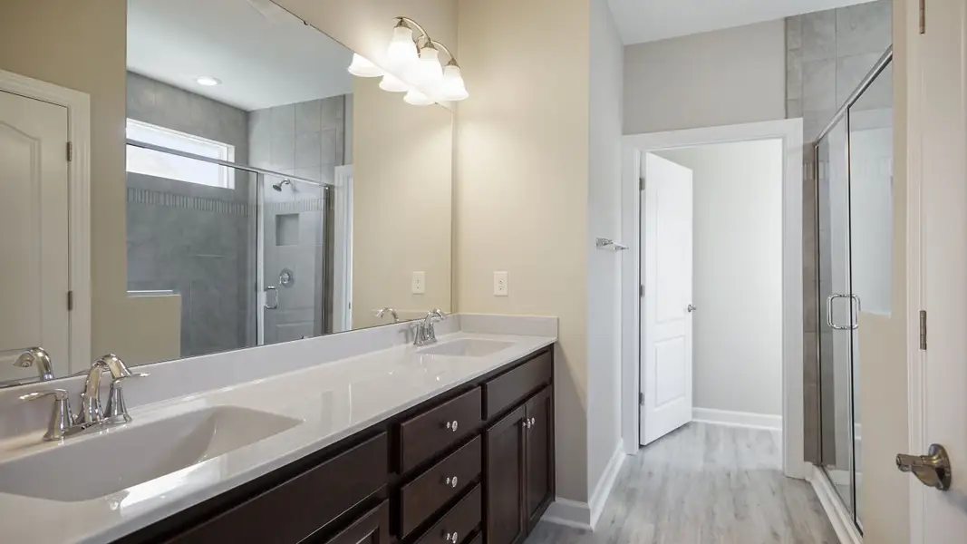 Representative furnished interior of a home built from the The Oceanside by Chesapeake Homes in Bridgewater - Shorehaven Village, Little River (Image 6).