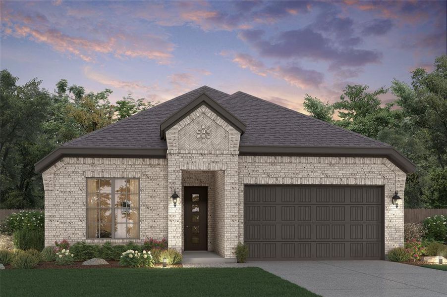 Move in ready! Experience the New Home Co. difference! Heather Elevation A Plan.