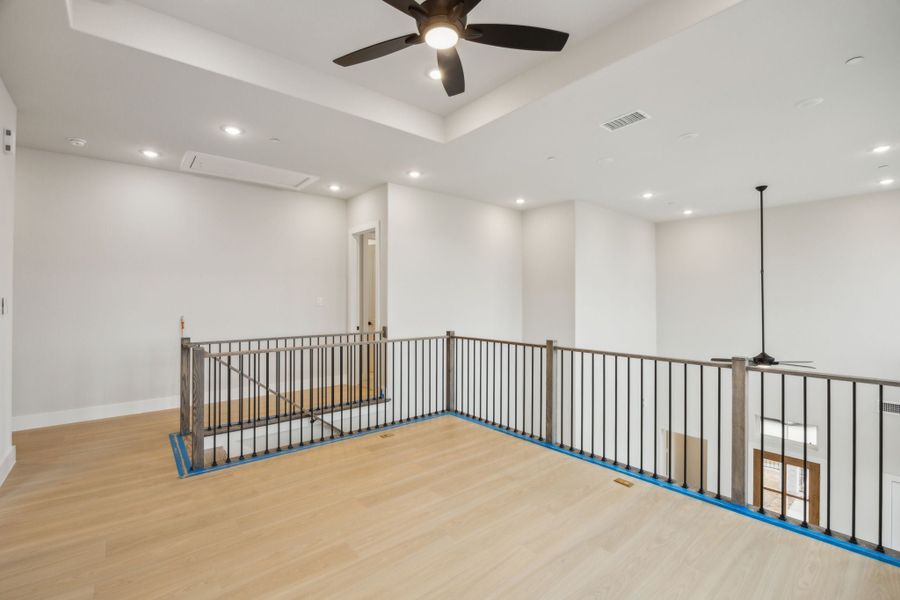 Spacious, unfurnished interior of a new home in Newman Village Townhomes, Frisco (Image 22).