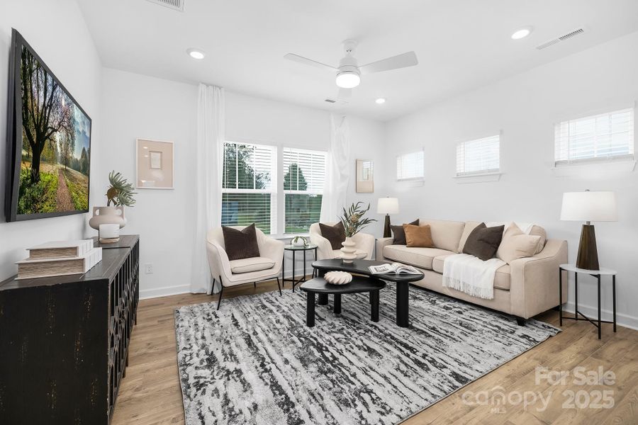 Furnished interior view inside a new home in , New London (Image 9).