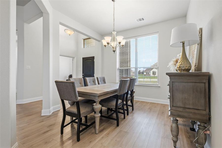 Furnished interior view inside a new home in , Greenville (Image 5).