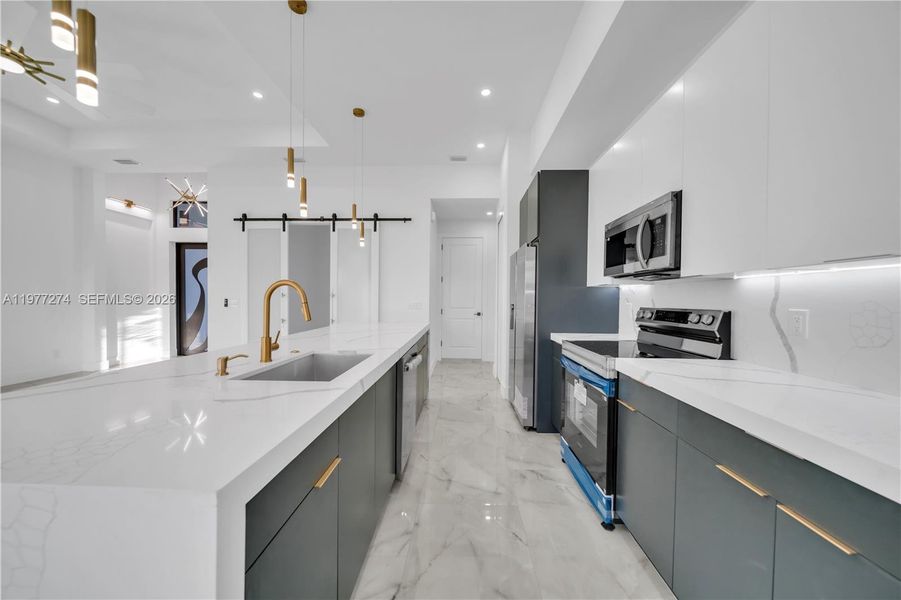 Furnished interior view inside a new home in , Cape Coral (Image 12).