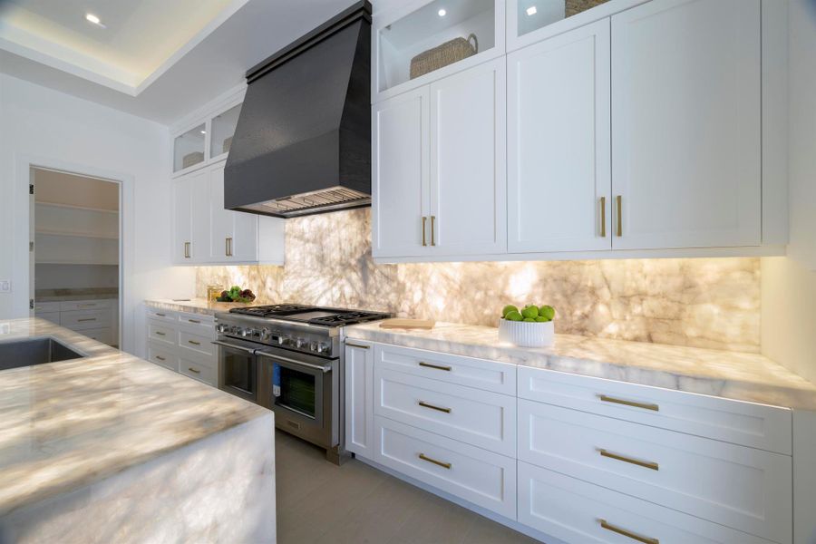 Furnished interior view inside a new home in , North Palm Beach (Image 11).