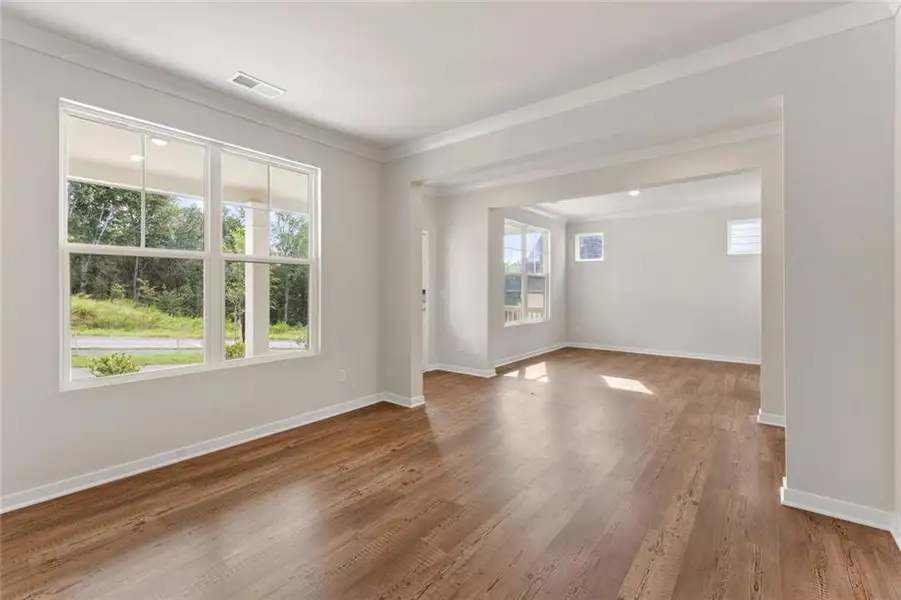 Spacious, unfurnished interior of a new home in The Estates at Gainesville Township, Gainesville (Image 16).