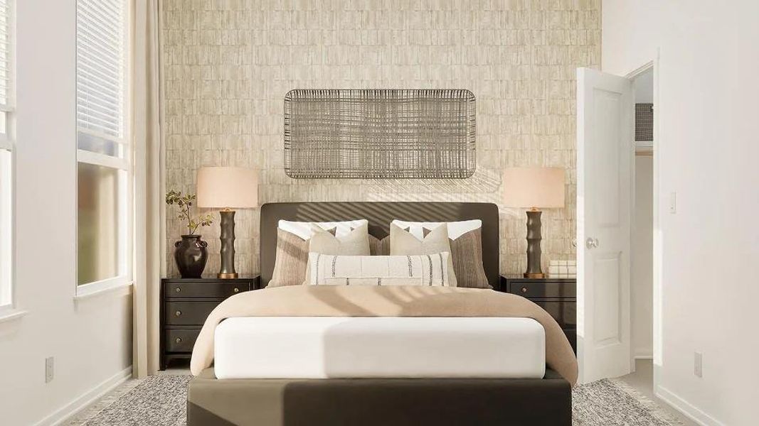 Furnished interior view inside a new home in Cotton Brook, Hutto (Image 4).