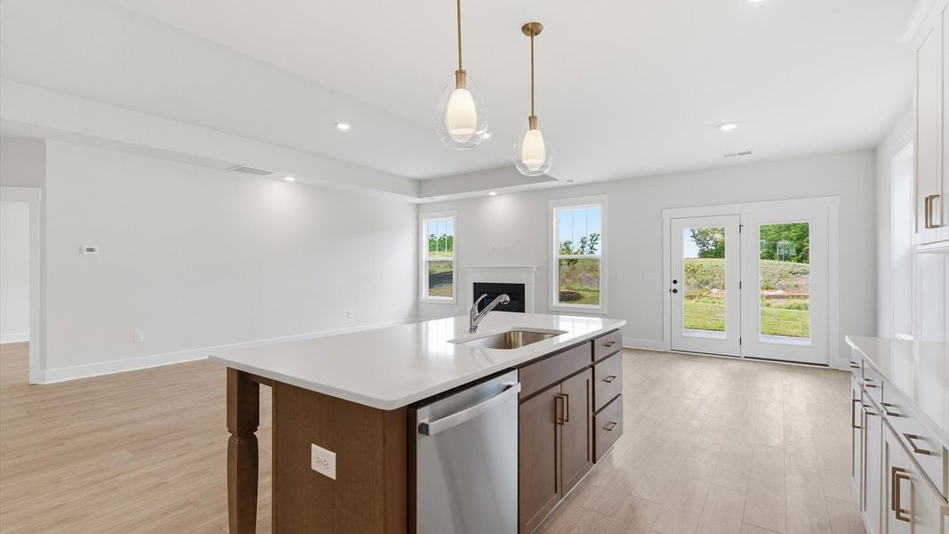 Furnished interior view inside a new home in Mulberry Estates, Simpsonville (Image 13).