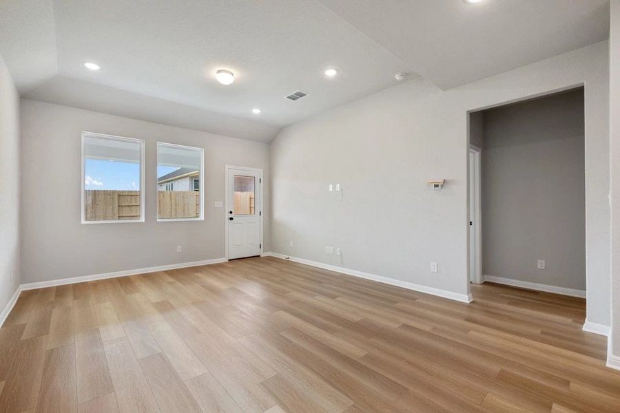 Family Room & Dining Area