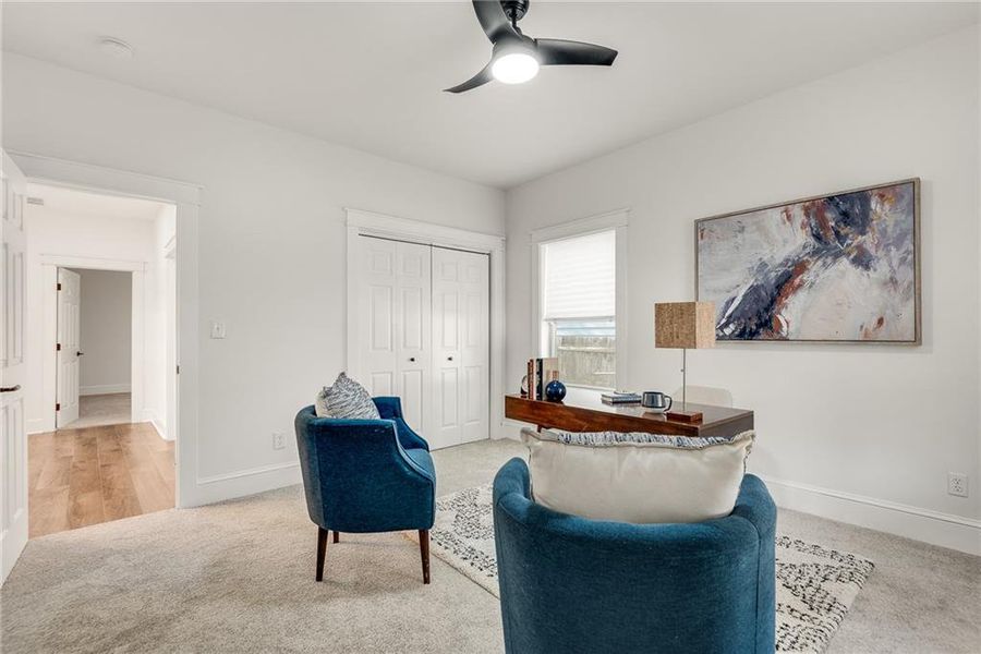 Furnished interior view inside a new home in , Atlanta (Image 11). Furnished interior view inside a new home in , Atlanta (Image 11).