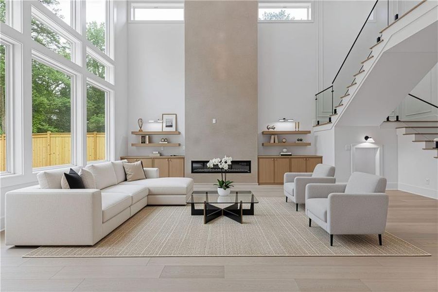 Furnished interior view inside a new home in , Lilburn (Image 50).