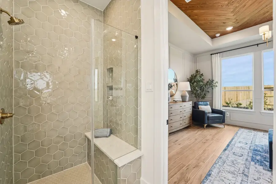 Furnished interior view inside a new home in Wildrye, Waller (Image 45).