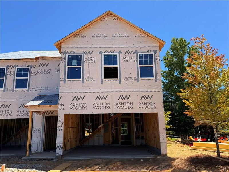 In-progress construction of a new home in Leydenview, Mableton, GA (Image 25).