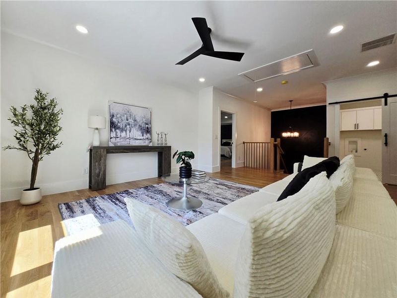 Furnished interior view inside a new home in , Atlanta (Image 32).