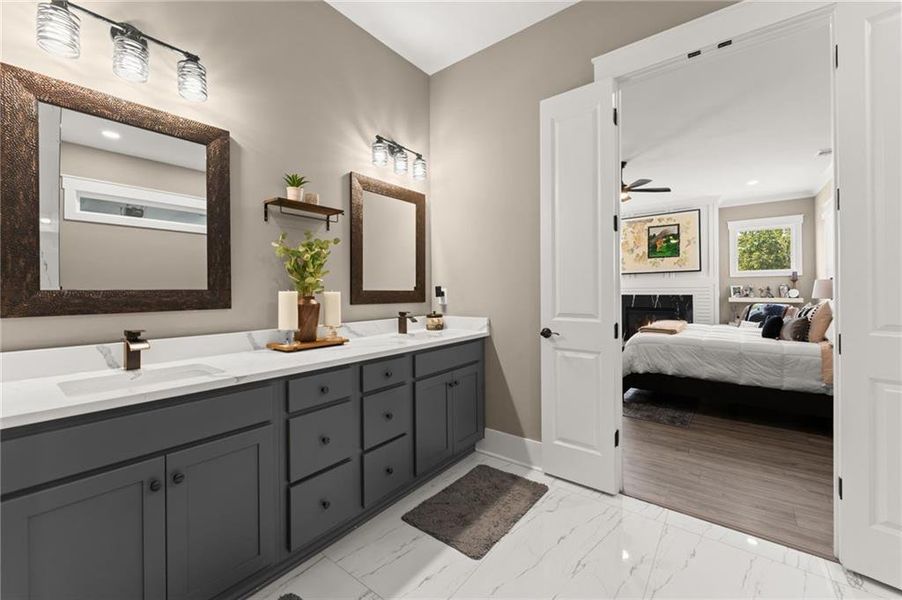 Furnished interior view inside a new home in , Dawsonville (Image 16).