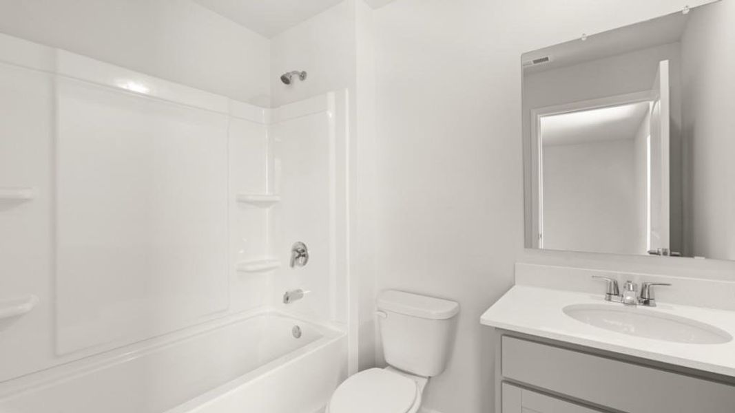 Furnished interior view inside a new home in Fairway 17 at Mirror Lake, Villa Rica (Image 8).