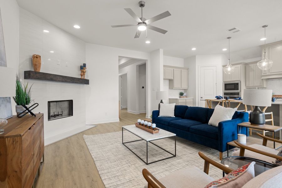 Furnished interior view inside a new home in Panchasarp Farms, Burleson (Image 9).