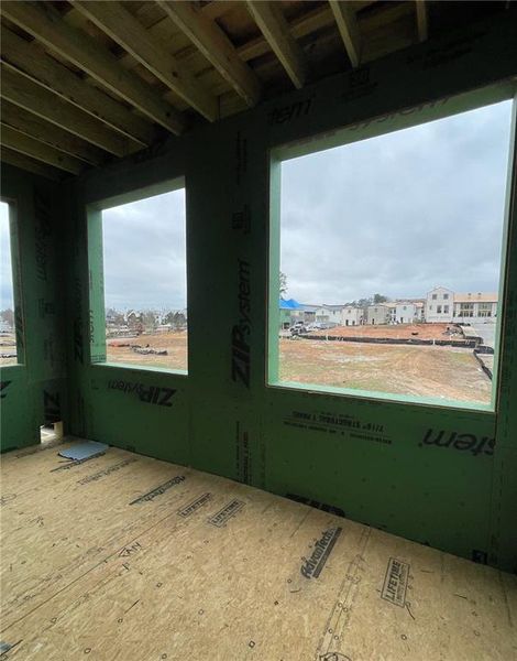 In-progress construction of a new home in , Fayetteville, GA (Image 3).