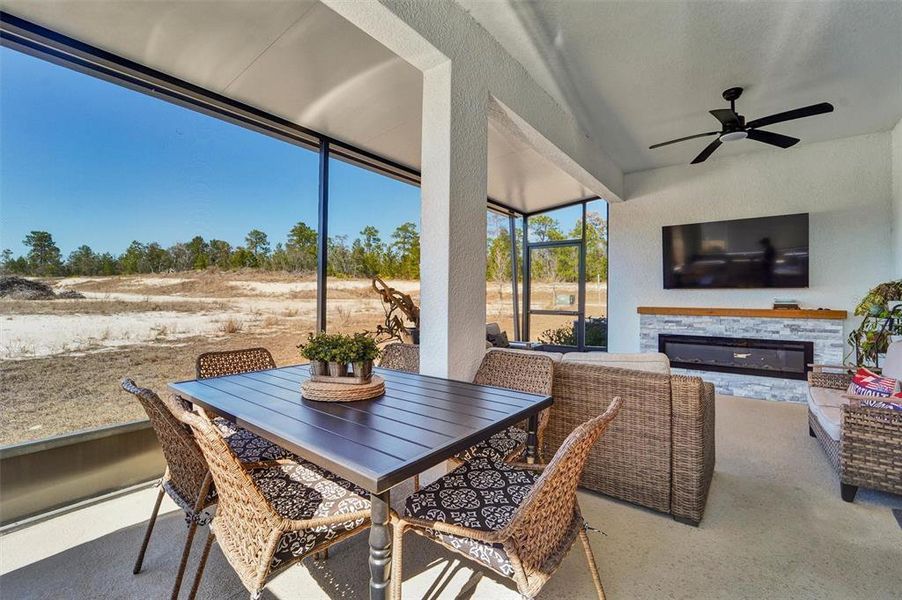 Exterior details and patio area of a home in Waterford, Brooksville (Image 24).