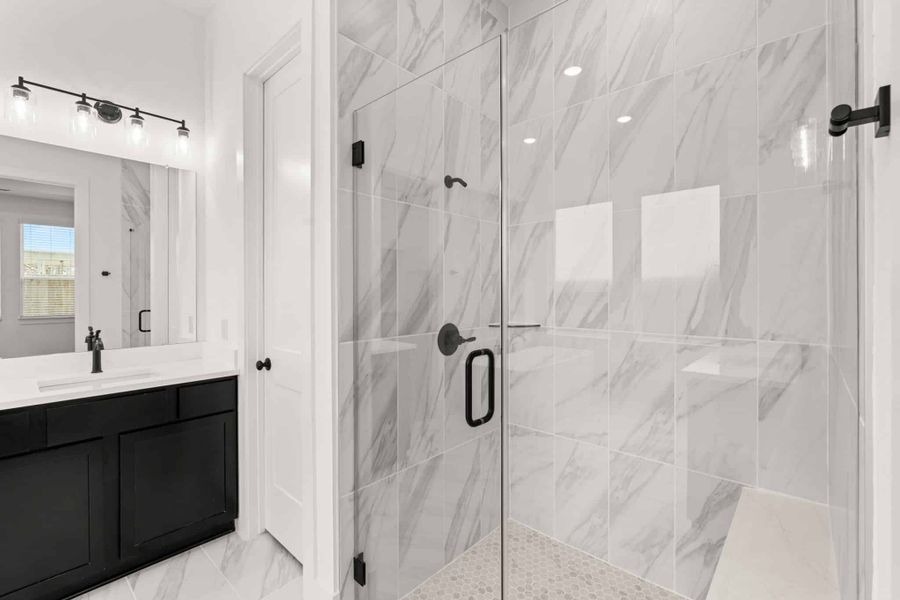 Furnished interior view inside a new home in Brookewater, Rosenberg (Image 13).