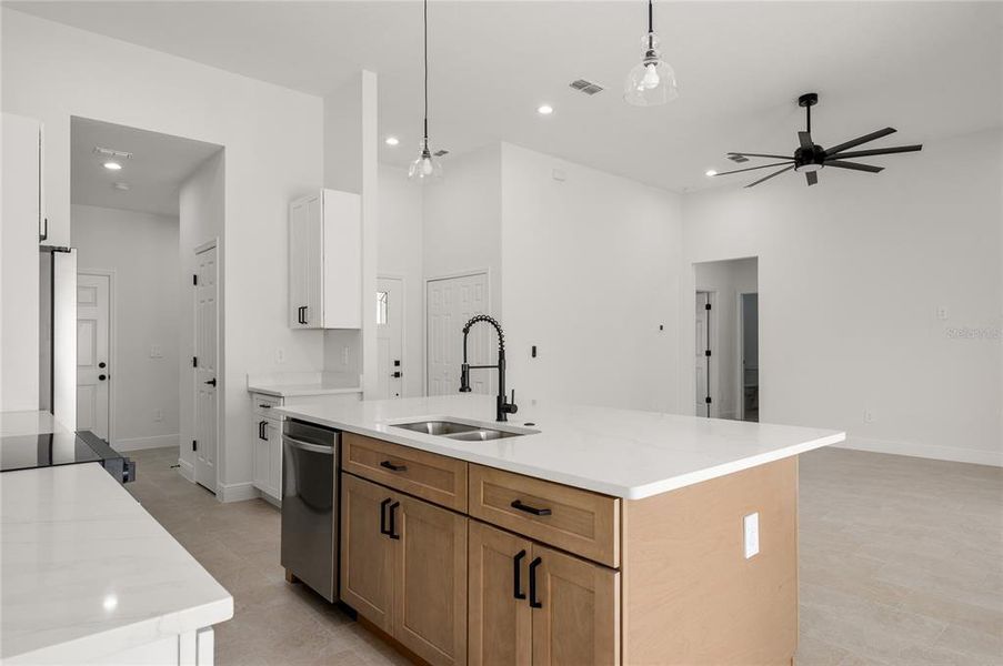 Furnished interior view inside a new home in , Orange City (Image 7).