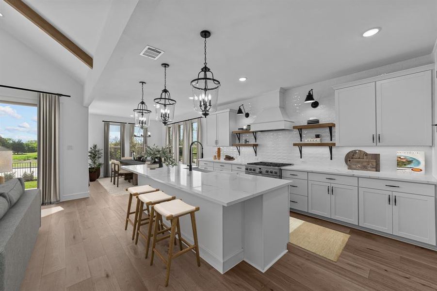 Furnished interior view inside a new home in Heath Golf & Yacht Estates, Heath (Image 21).