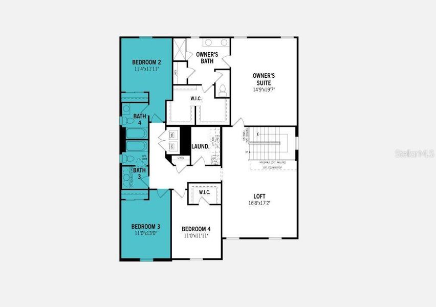 Voyager Floorplan - Second Floor