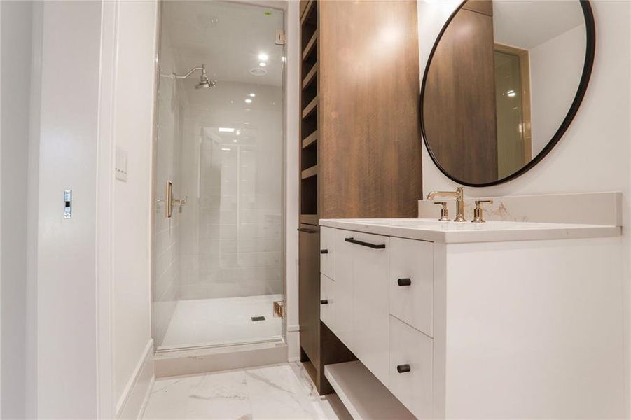 Furnished interior view inside a new home in , Atlanta (Image 9).